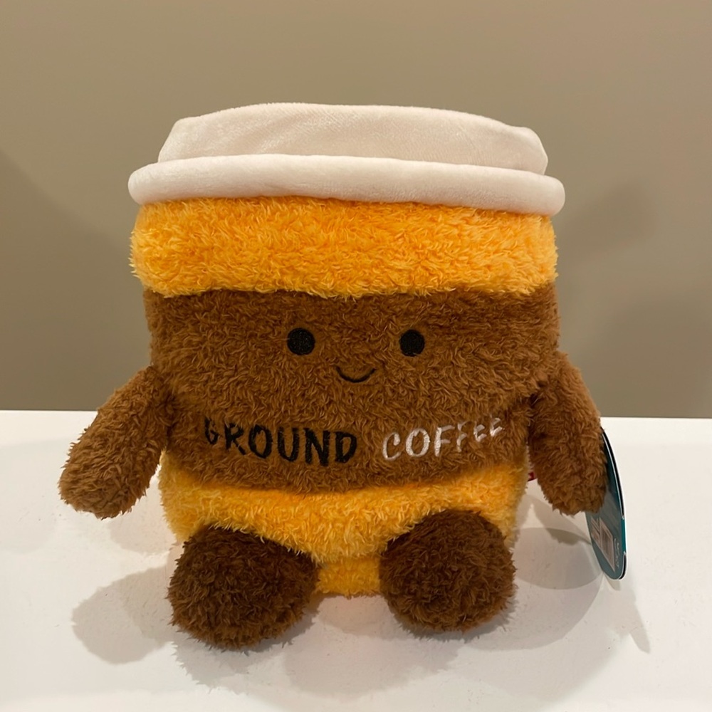 NWT 7.5” Curtis the Coffee SnackBumz Bumbumz by Russ